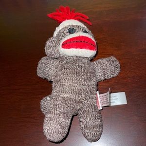 Schyling Plush  Brown Sock Monkey toy nwot